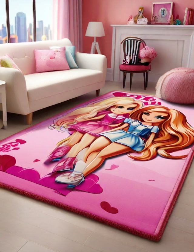 barbie rug