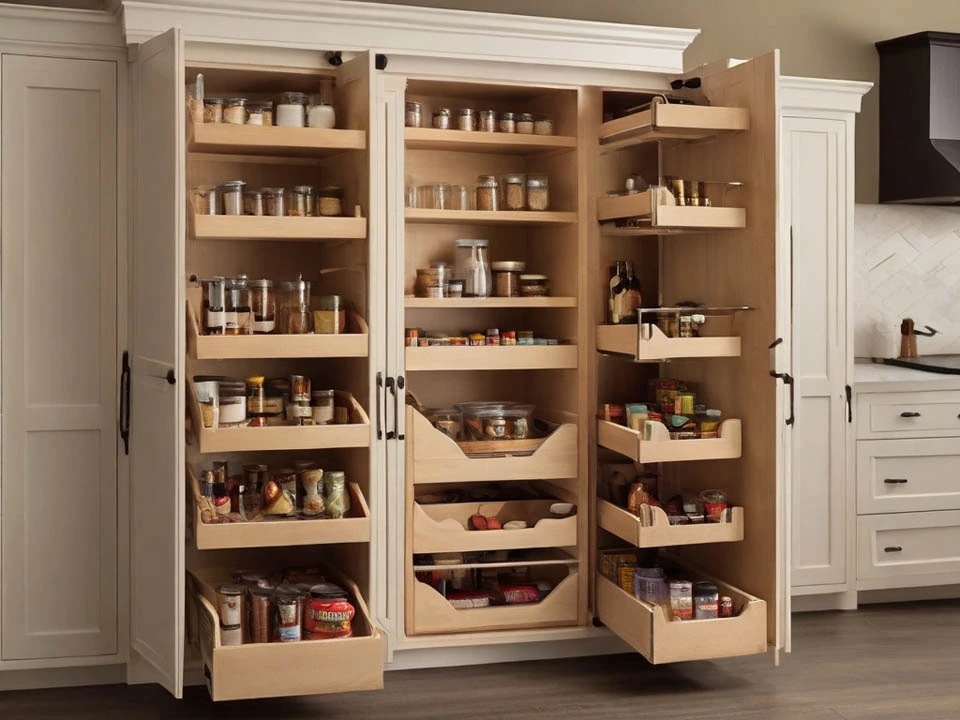 Pull-Out Shelves for Pantry